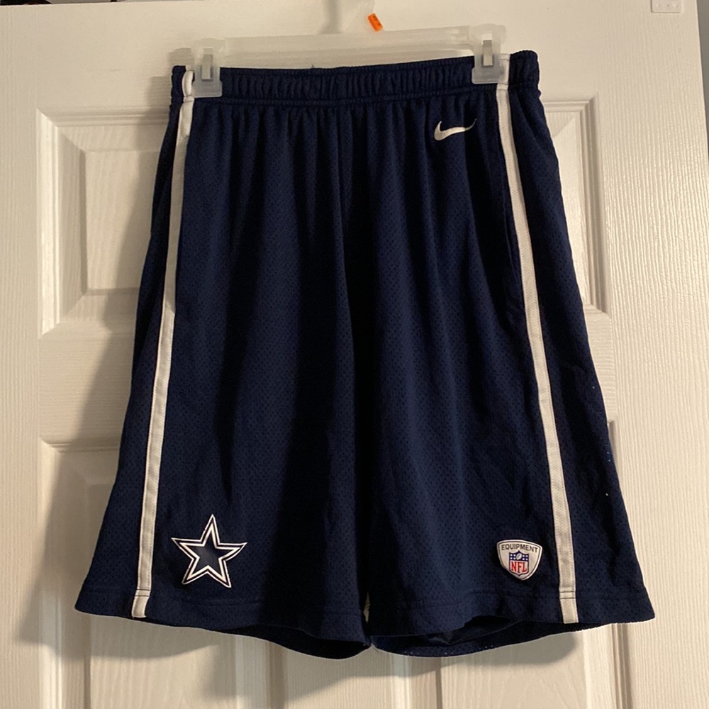 Dallas Cowboys Nike NFL Equipment Training shorts Mens Size Medium (Navy blue) - Picture 10 of 10